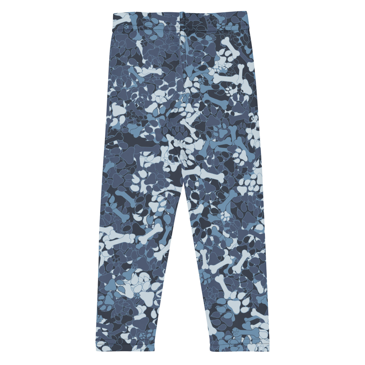 Blue camouflage leggings
