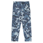 Blue camouflage leggings