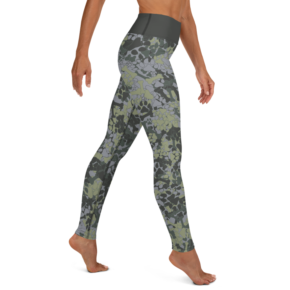 Camouflage running tights