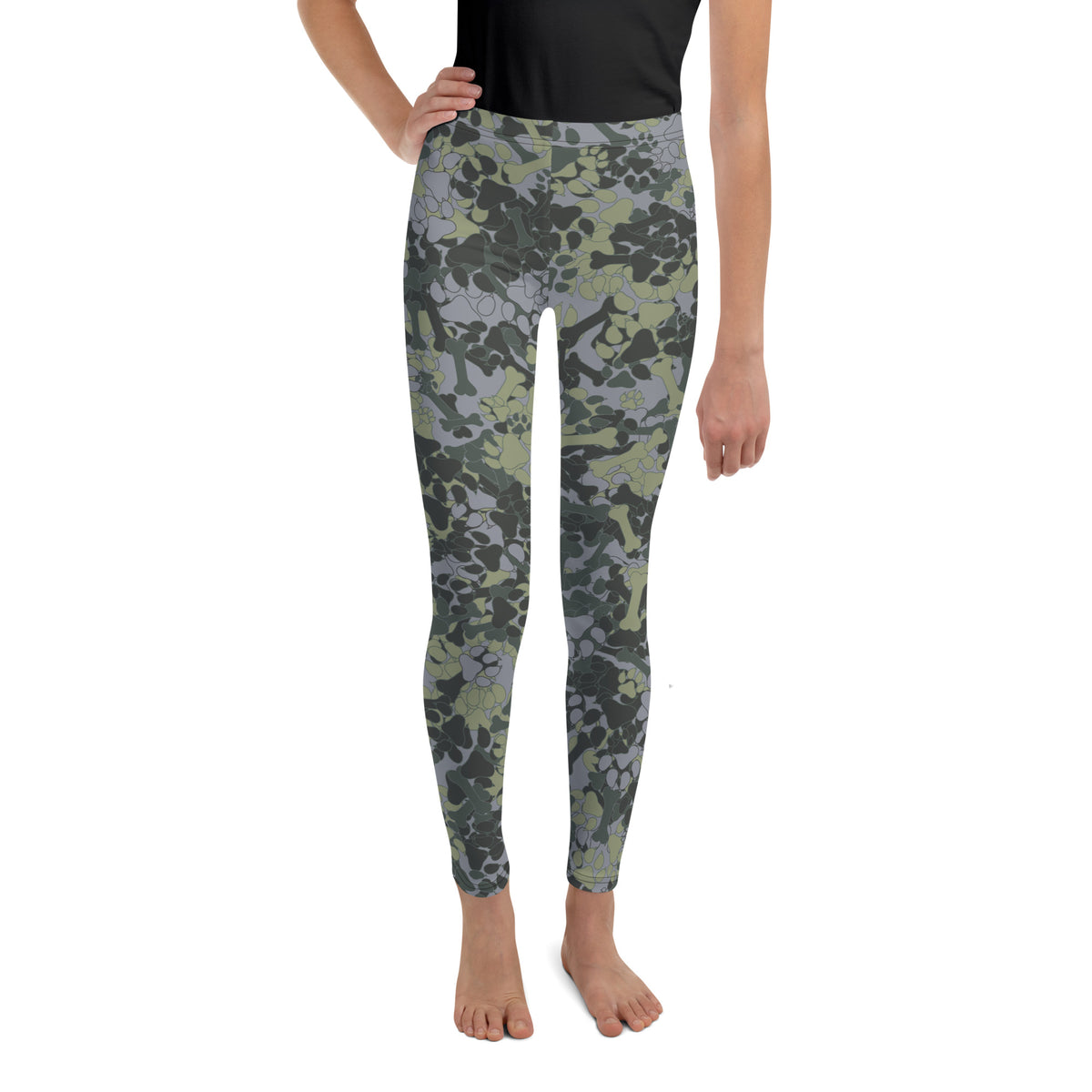 youth camouflage leggings