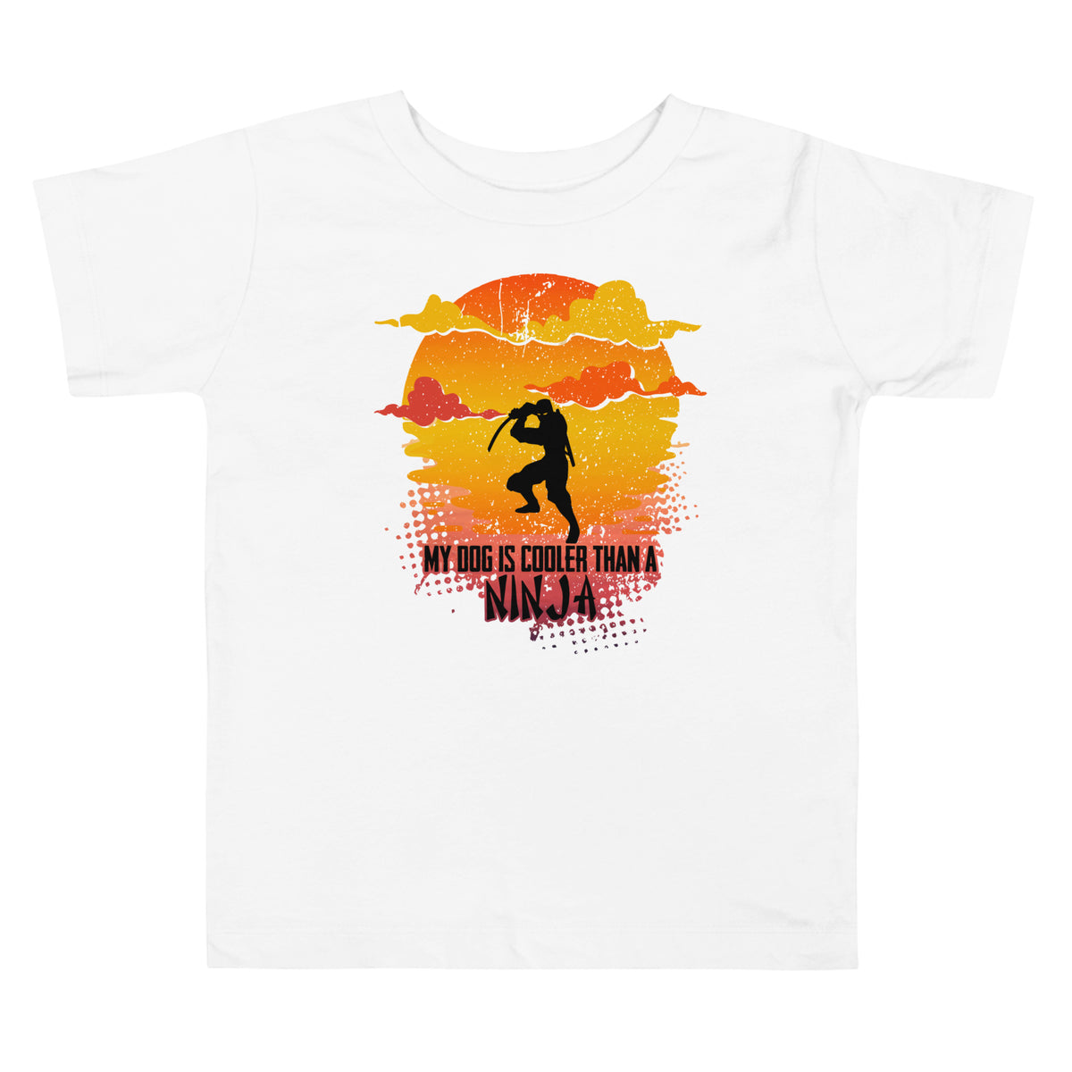 Boy Dog Clothes: My Dog is Cooler Than A Ninja Kids T-Shirt