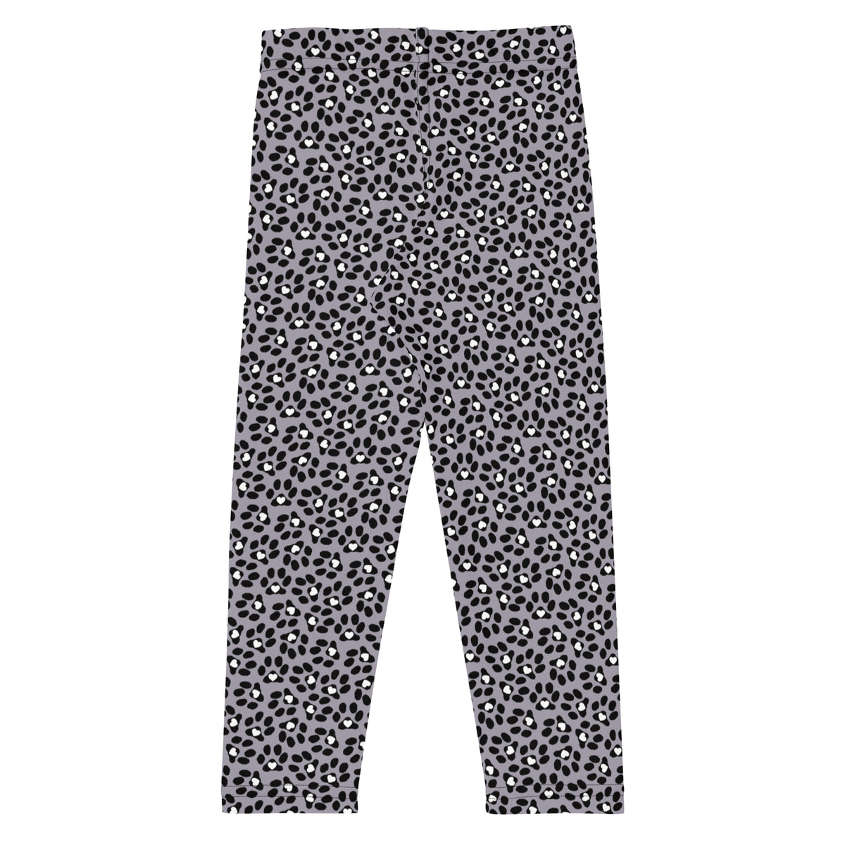 Cute Kid Dog Leggings: Pawprint with Hearts