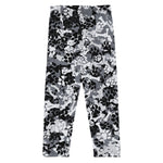 Kids Grey Camouflage Pawprint and Bone Leggings