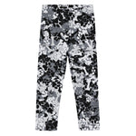 Kids Grey Camouflage Pawprint and Bone Leggings