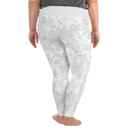 White leggings in plus sizes