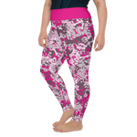 Pink camouflage leggings for dog lovers