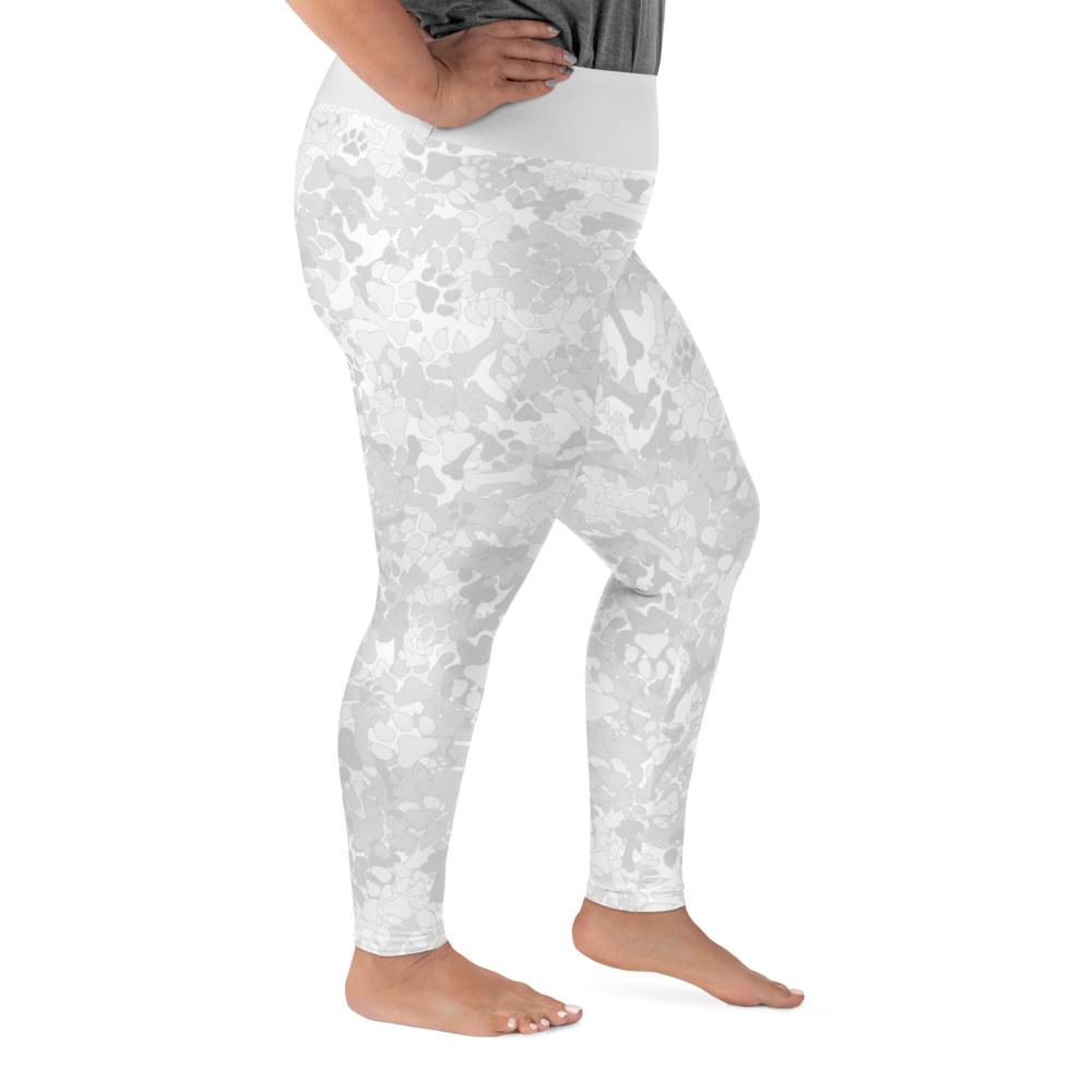 White leggings plus size