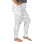 White leggings plus size