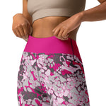 Pink camo yoga pants