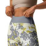 Yellow yoga pants