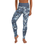 Blue camo leggings