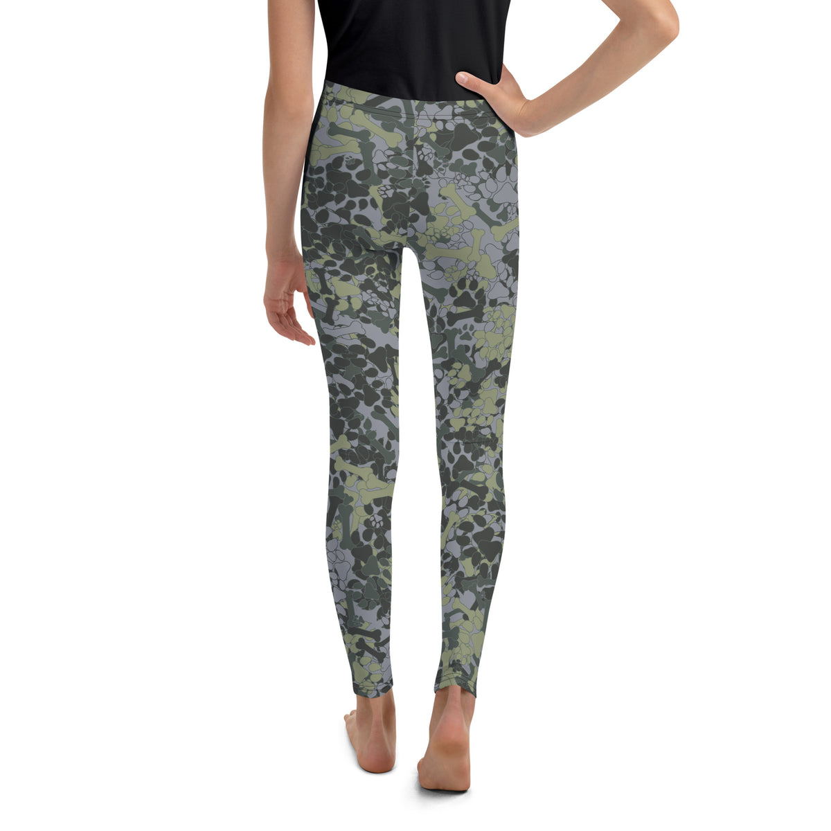 youth camo leggings 