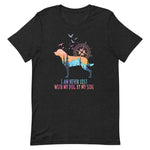 Stylish Dog T Shirt: I Am Never Lost With My Dog By My Side