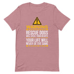 Rescue dog tshirt