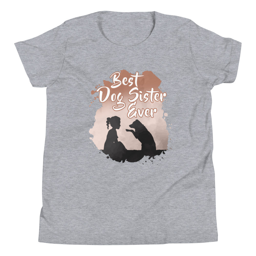 Youth Dog-Themed Shirts: Best Dog Sister Ever