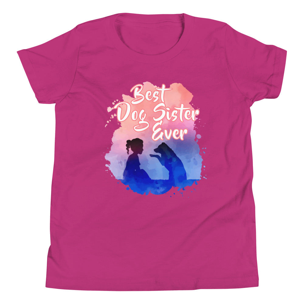 Youth Dog-Themed Shirts: Best Dog Sister Ever