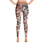 Peach camo leggings