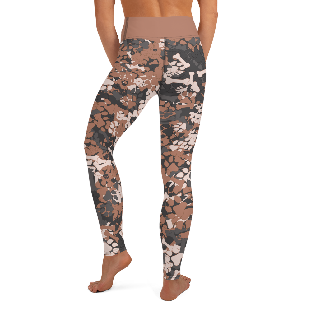 Peach pet friendly yoga pants